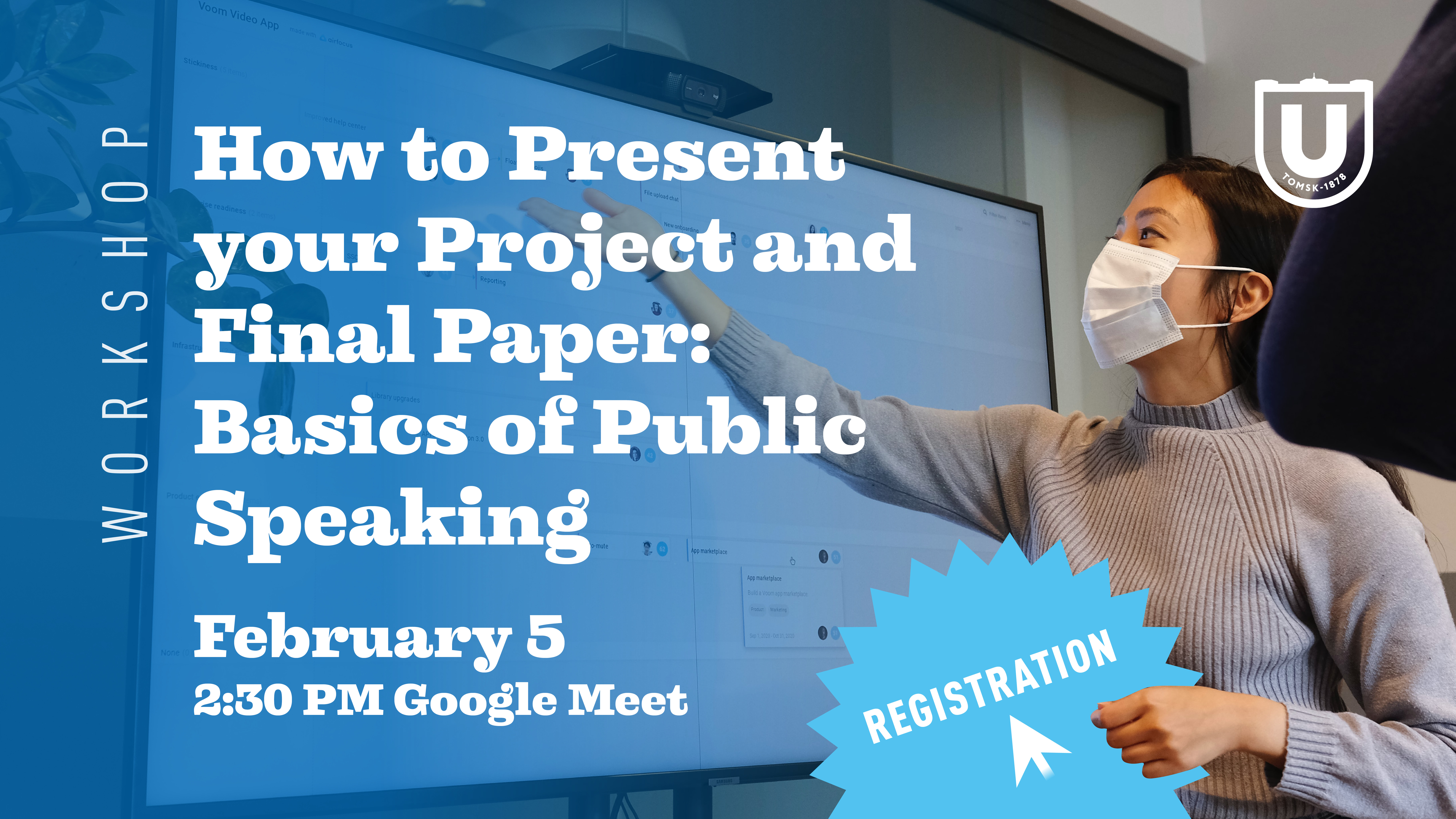 How to present your project and final paper: basics of public speaking