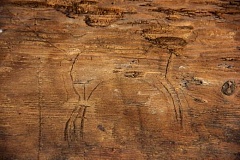 Artwork is found in a Tashtyk burial tomb chamber