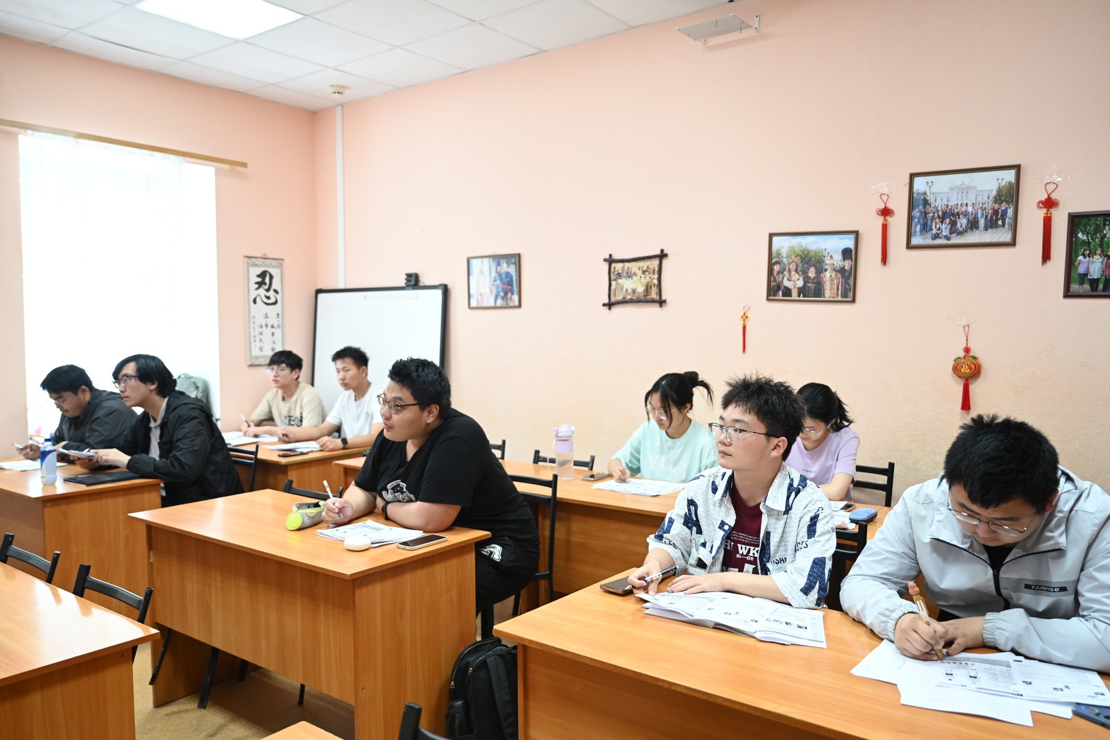 Engineering students from China studied Russian at TSU