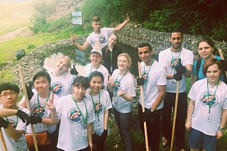 International volunteers will help to improve University Grove