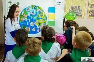 Volunteers from 8 countries have opened the Volunteer Park in Tomsk