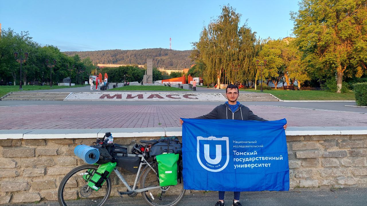 TSU student from Turkey embarks on a bicycle journey through Russia