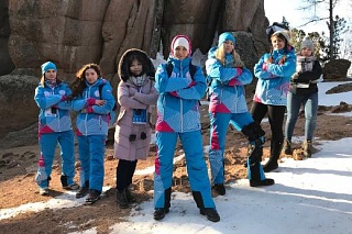 15 students are volunteers at the Winter Universiade in Krasnoyarsk
