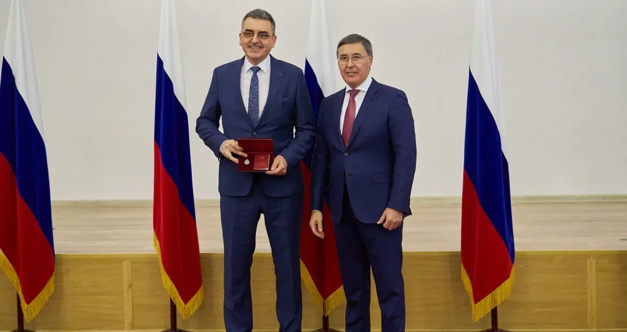 TSU rector received the award from the head of the Ministry of Science and Higher Education