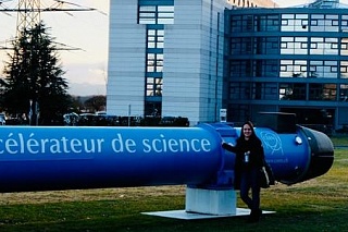 A graduate student confirmed her qualifications at CERN