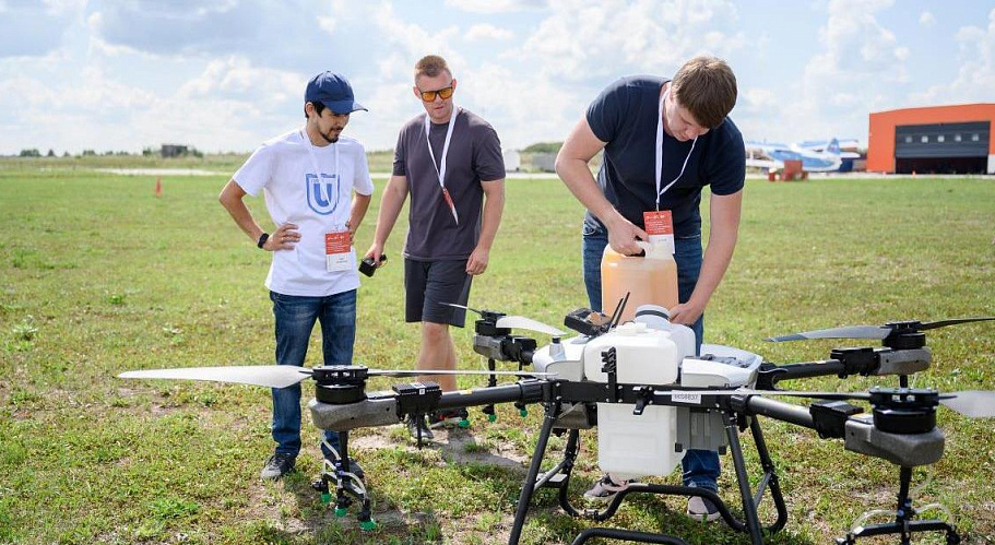 A drone developed by TSU early-career scientists will help restore forests after fires