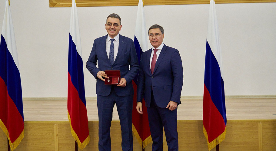 TSU rector received the award from the head of the Ministry of Science and Higher Education